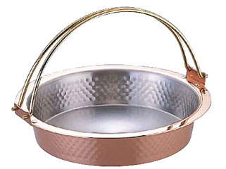 銅すき焼き鍋(ツル付)