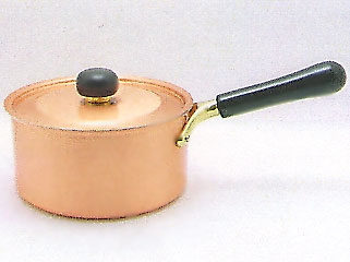IH調理器対応銅片手鍋