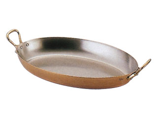 銅とステンのコラボ/モービル 銅 フライパン・オーバルパン・クレープ